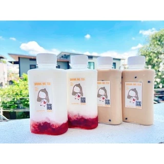 ขวดPET 200ml ทรงมิริน ปาก30มิล พร้อมฝา 150ใบ ขวดน้ำผลไม้ ขวดพลาสติกใส