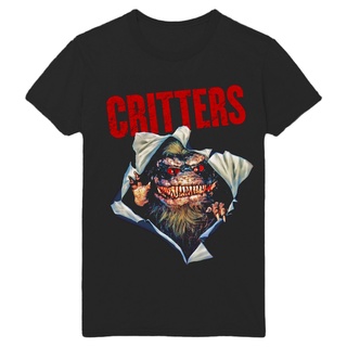 เสื้อยืดโอเวอร์ไซส์เสื้อยืด แบบนิ่ม ระบายอากาศ พิมพ์ลาย Critters 80 Horror ของขวัญวันเกิดS-3XL