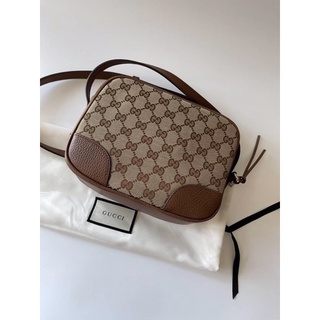 New🍥 Gucci  Guccissima Canvas Crossbody Size 8.5 x 6.5 x 3 นิ้ว