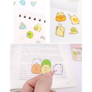 80 ชิ้น  สติ๊กเกอร์ตกแต่งสมุดไดอารี่ DIY 80 ชิ้น Sumikko Gurashi sticker