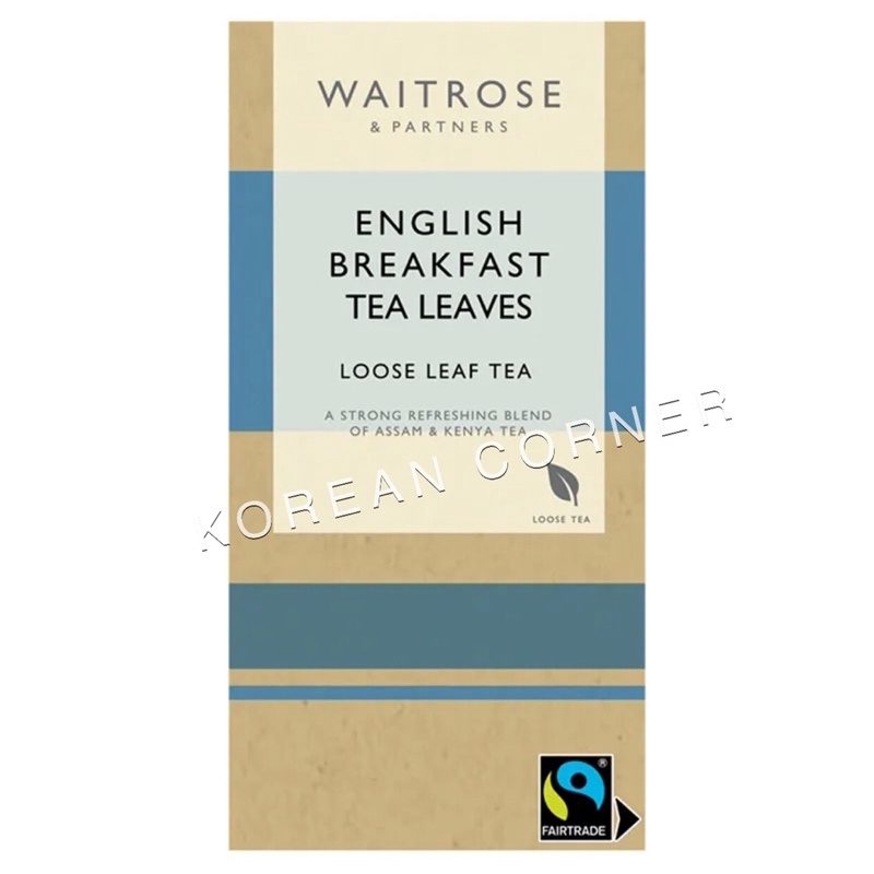 WAITROSE English Breakfast Tea Leaves ใบชา เวทโทรส ชากลิ่นต้นตำรับ ชาคุณภาพ จากอังกฤษ