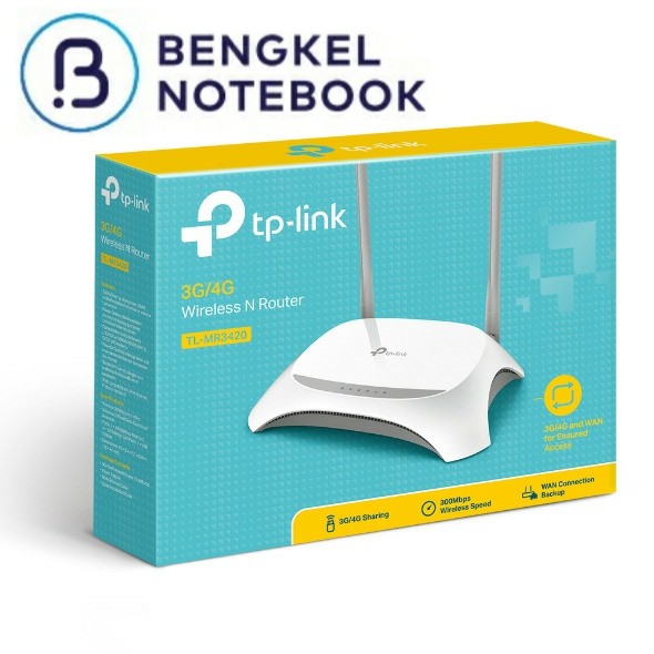 TP Link MR3420 เราเตอร์ โมเด็ม USB 3G/4G ไร้สาย 300Mbps TL MR3420