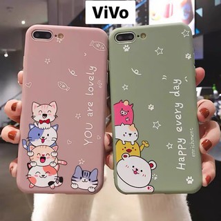 เคสซิริโคนvivoลายการ์ตูน สำหรับรุ่น Vivo Y3 Y11 V15 V15 proV17pro Y12 Y17 Y19 Y95 Y93 Y91i #847