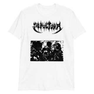 เสื้อผ้าผชเสื้อยืด พิมพ์ลาย Sepultura SarcofagoS-5XL