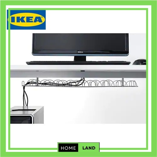 IKEA ของแท้ ราคาถูก รางเก็บสายไฟ ที่เก็บสายไฟ ที่เก็บสายไฟใต้โต๊ะ (SIGNUM)