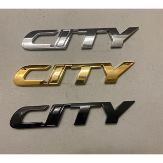 ตราสัญลักษณ์เมือง gd gd8 IDSI VTEC city 2004 2005 2007 2008 honda city gd8 chrome black dan gold