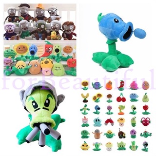 Plants vs Zombies ตุ๊กตานุ่ม รูปการ์ตูน PVZ Peashooter SunFlower Chomper Sports Zombie ขนาด 12-30 ซม. 40 ชนิด ของเล่นสําหรับเด็ก