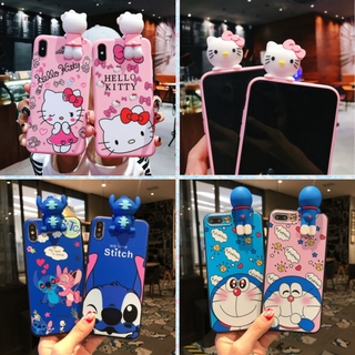 เคส VIVO Y22 Y22S Y21 Y21S Y21T T1X Y20 Y20S Y17 Y16 Y15 Y15S Y12 Y12S Y12A Y11 Y01 Y50 Y35 30 Y33S Y33T 4G 2020 2021 2022 3D Cartoon Doraemon Kitty Stitch Doll Soft Case