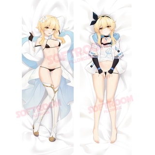 Lumine Genshin Impact Dakimakura ปลอกหมอนอิงโซฟา แบบนิ่ม ลายอนิเมะญี่ปุ่น Otaku ขนาด 50x150 ซม. DK2413