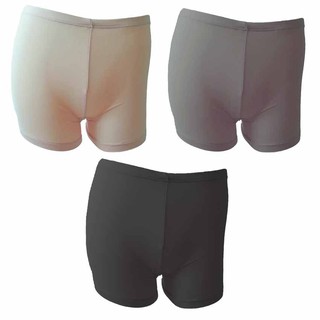 Anda Zcret Hot Pant กางเกงขาสั้นออกกำลังกาย เซ็ท 3 ชิ้น (สีดำ/เนื้อ/เทา)