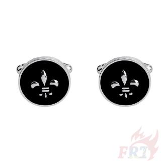 ❉ Saint คัฟลิงค์ ❉2Pcs/Pair Fashion Shirt Cufflinks Cuff Button