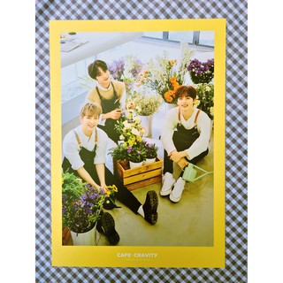 [พร้อมส่ง] โปสเตอร์ A4 Cravity 2021 Seasons Greetings Cafe Cravity Coffee &amp; Flower Mini Poster