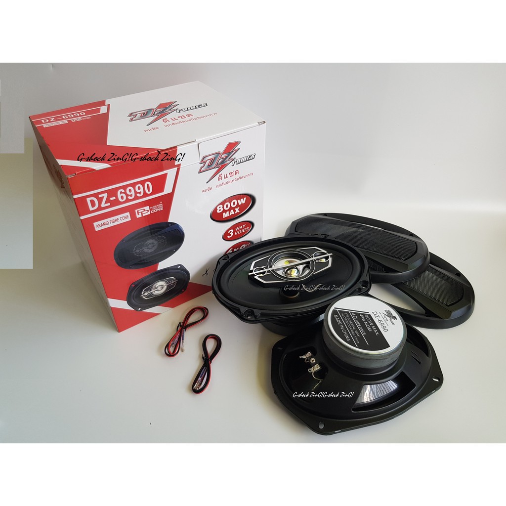 DZ POWER ลำโพงแกนร่วม 6x9นิ้ว 3ทาง กำลังขับ 800วัตต์ DZ POWER รุ่น DZ-6990 =1คู่