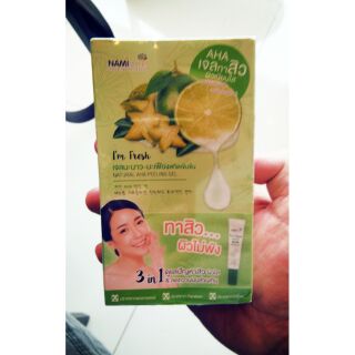 nami im fresh natural aha peeling gelเจลมะนาว มะเฟืองสกัดเข้มข้น ( 6 ซอง)