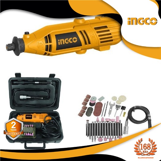 เครื่องเจียสายอ่อน INGCO MG1309 พร้อมอุปกรณ์ 52 ชิ้น ปรับความเร็วได้