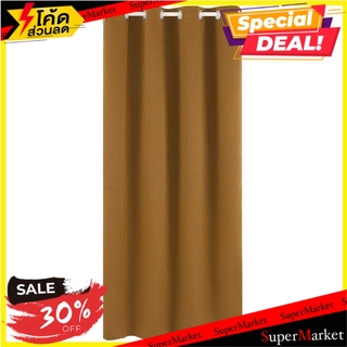 ผ้าม่าน EYELET HOME L&amp;S RANDAH UV 145X220 ซม. สีทอง ผ้าม่านประตู EYELET CURTAIN HOME L&amp;S RANDAH UV 145X220CM GOLD