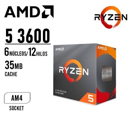 CPU (ซีพียู) AMD AM4 RYZEN 5 3600 Used 3.6 GHz (SOCKET AM4)