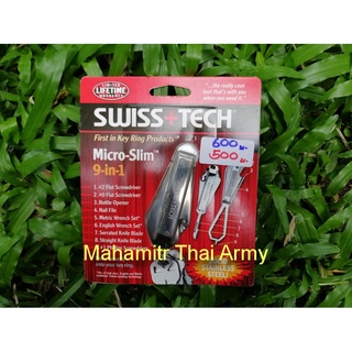 ชุดเครื่องมือ SWISS+TECH รุ่น Micro - Slim 9 in 1