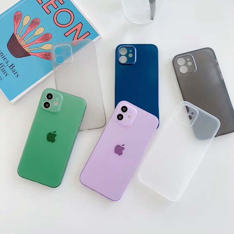 IPhone 12 Ultra thin PP soft shell iPhone 12 pro Max purple Ultra light protective shell iPhone 11 xs case