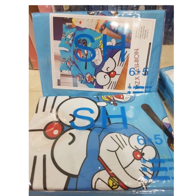 ผ้าปูที่นอนลายโดเรม่อน 6 ฟุต