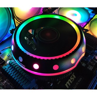 พัดลม cpu rgb UFO COOLMOON ของใหม่