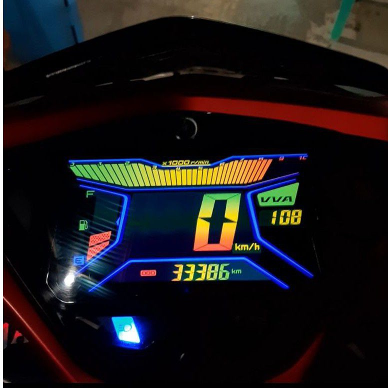 สติกเกอร์ LCD วัดความเร็ว สําหรับ Yamaha aerox lexi 155 vva