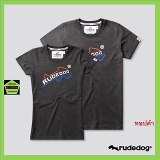 Rudedog เสื้อคอกลม ชาย หญิง รุ่น Spirit สีทอปดำ