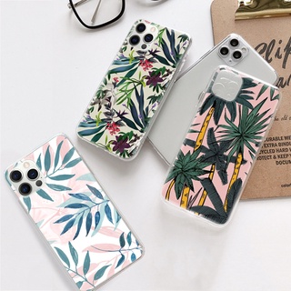 เคสโทรศัพท์มือถือแบบนิ่ม ใส ลายใบไม้ฤดูร้อน DV-194 สําหรับ VIVO Y22s Y35 Y16 Y02 Y02S Y01 Y31 Y51