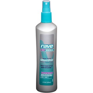 ปลอมคืนเงิน Rave Mega Freeze Hair Spray Aerosol Unscented 325ml. สเปรย์จัดแต่งทรงผม ช่วยให้ทรงผมอยู่ทรงยาวนาน