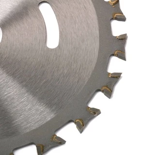 ใบเลื่อยวงเดือน ใบตัดไม้ ขนาด 4" ฟันคู่ 4" Arbor Hole Diam,Dry Cut Saw Blade