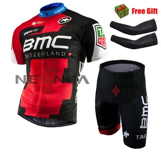 BMC เสื้อเจอร์ซีย์นักปั่น MTB เสื้อใส่ปั่นจักรยานบนถนน