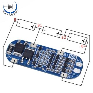 3S 10A 11.1V 12V 12.6V แบตเตอรี่ลิเธียม Charger โมดูลป้องกันสำหรับ 18650 Li-Ion แบตเตอรี่เซลล์ BMS 3.7V---bms003---