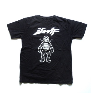 เสื้อยืดมือสอง ลาย Shocker T-Shirt สีดำ Size L