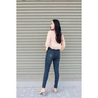 Cc jeans 159 S-5XL กางเกงยีนส์ผู้หญิง เอวสูง เดฟ ยีนส์ขาด