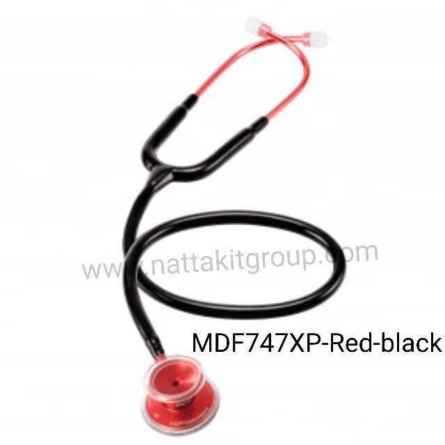 MDF747XP#R11 MDF หูฟังทางการแพทย์ Stethoscope Acoustica - (Red-Black)