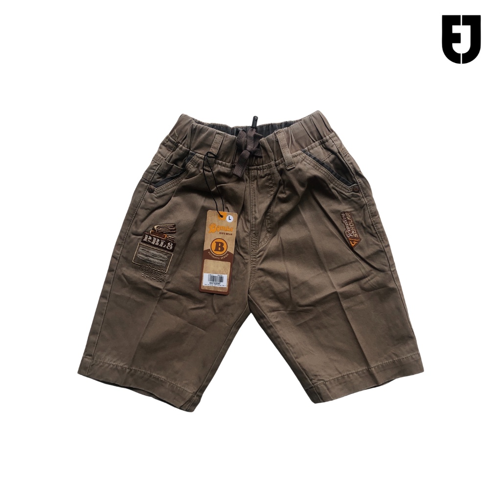 Eka Jaya กางเกงขาสั้น ผ้าฝ้าย สําหรับเด็กผู้ชาย อายุ 1-15 ปี HKK97302BDK07