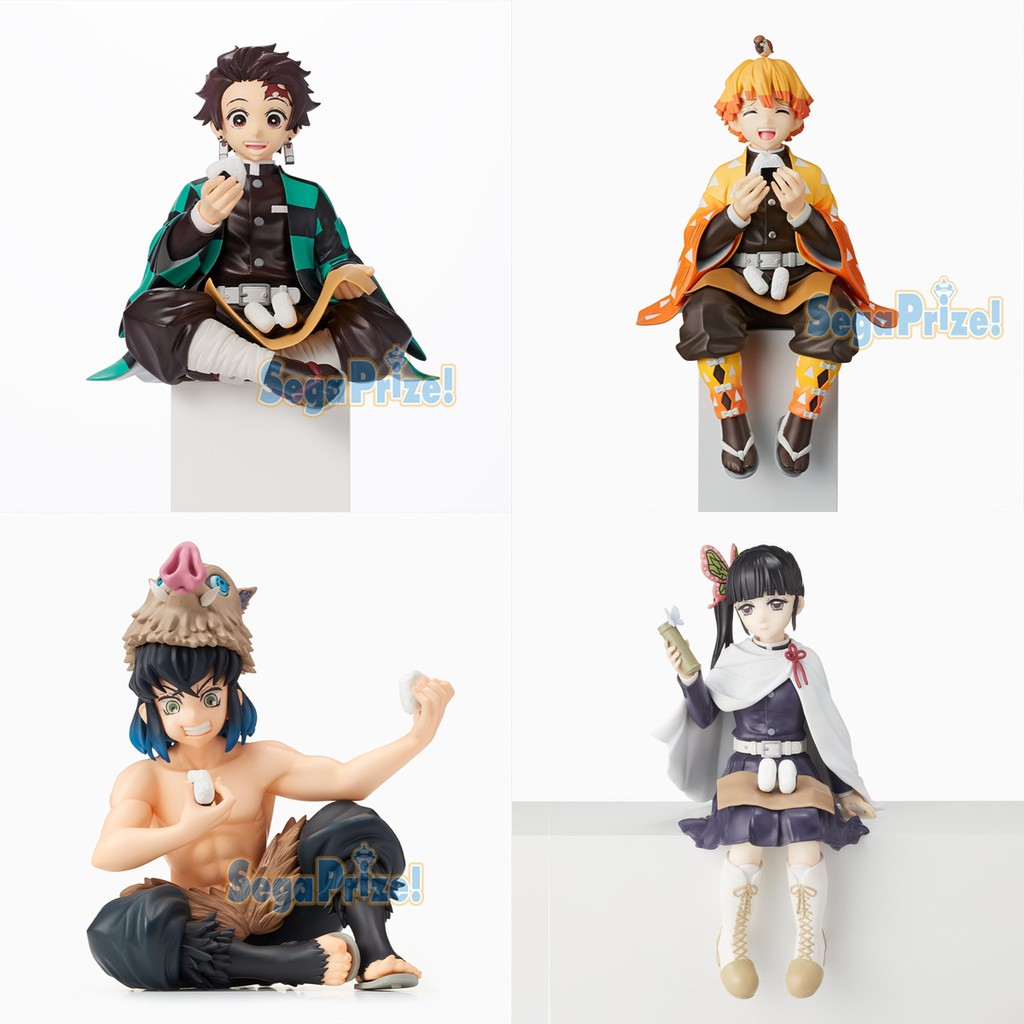 [ขายแยกชิ้น] Sega Premium Chokonose Figure Kimetsu no Yaiba - Zenitsu / Tanjirou / Inosuke / Kanao