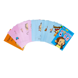 แฟลชการ์ด Flash card การ์ด ของเล่น บัตรภาพจับคู่ คำศัพท์ภาษาอังกฤษ เสริมสร้างพัฒนาการเด็ก