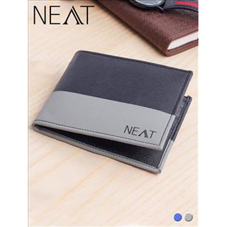 กระเป๋าสตางค์แบบพับ ทูโทน NEAT 9 x 11 ซม.