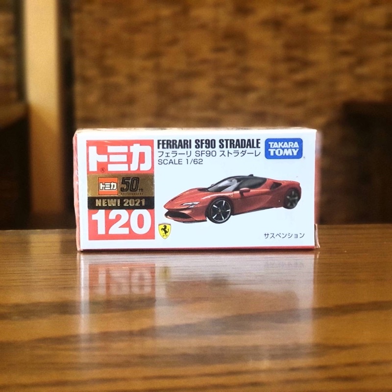 🔹พร้อมส่ง🔹 ปี 2021 มีสติ๊กเกอร์TOMICA Ferrari SF90 Stradale(ลอตญี่ปุ่น ของเเท้!!)