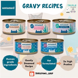 (พร้อมส่ง)Untamed cat food อาหารแมวเกรดโฮลิสติก จากอังกฤษ🇬🇧 ขนาด 75g