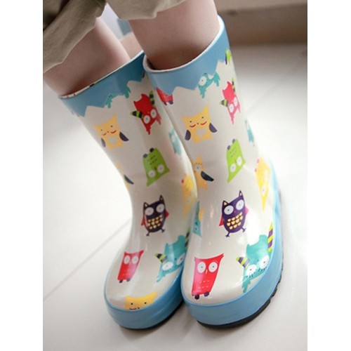 ((แบรนด์เกาหลี))รองเท้าบูทยางสำหรับเด็ก Enbihouse Rain Boots รองเท้าบู๊ทใส่ลุยฝน (Size 24-30)