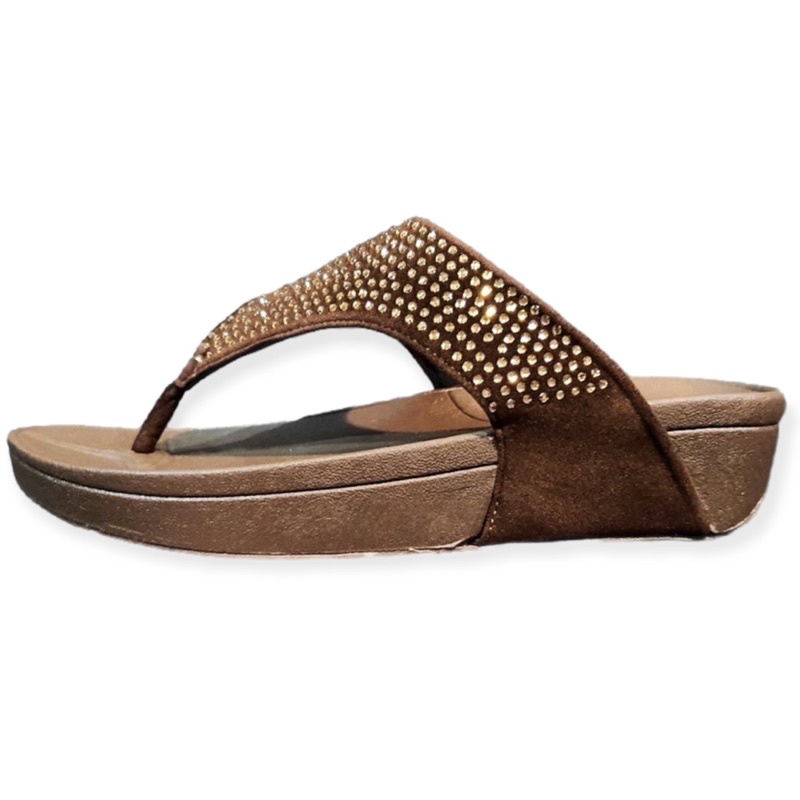 ราคาถูกที่สุด💖 รองเท้าแฟชั่น ดีเทลแบบคีบหลอก มีทั้งแบบคีบและสวม เพชรวิบวับ พื้นนิ่ม (เพชรรีด) - รูปที่ 2