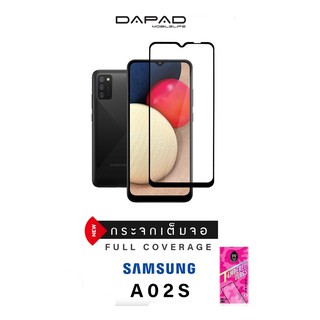 Dapadฟิล์มกระจกกันรอยแบบเต็มจอและไม่เต็มจอ รุ่น Samsung A02S