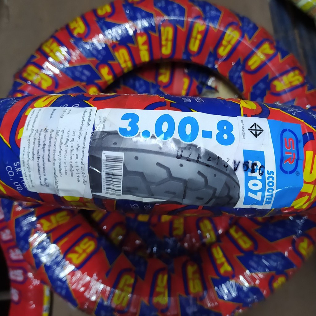 ยาง 3.00-8 ST07 SR SIAMES ขอบ 8 SCOOTER TIRE  68