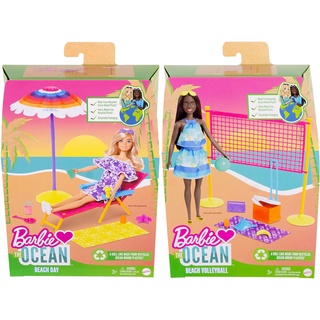 Barbie Loves the Ocean Beach Playsets อุปกรณ์เสริมตุ๊กตาบาร์บี้รักทะเล ชุดของเล่นชายหาด ของแท้