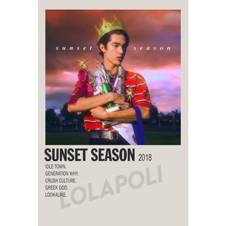 โปสเตอร์ ลายปกอัลบั้ม Season Sunset ศิลปิน Conan Gray