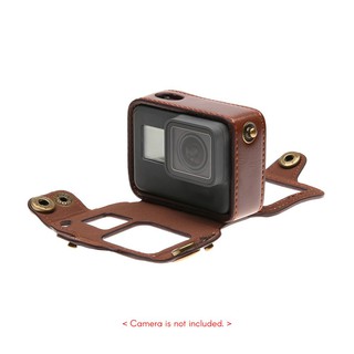 เคสป้องกัน GoPro Hero 6/5 กล้องถ่ายภาพ PU Leather Cover Cover