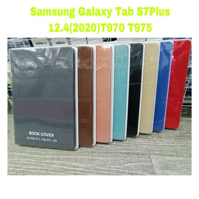 พร้อมส่ง เคส Samsung Galaxy Tab S7+/S7 (2020)SM-T975 Case BOOK COVER For.SamsungGalaxy Tab S7 Plus/S7 2020เคสมีแม่เหล็ก