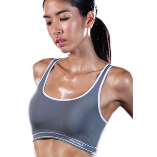 Cherilon Dansmate Sport Bra เชอรีล่อน สปอร์ตบรา บรากระชับอก กระชับทุกความเคลื่อนไหว ระบายเหงื่อดี เบาสบาย MPN-VS01-GY